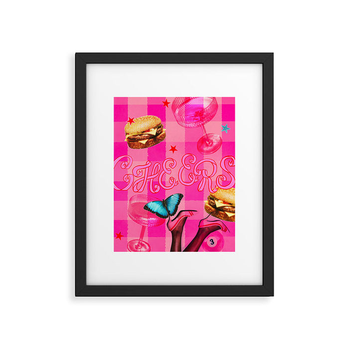Pink Pony Framed Art Print Gallery Image 1