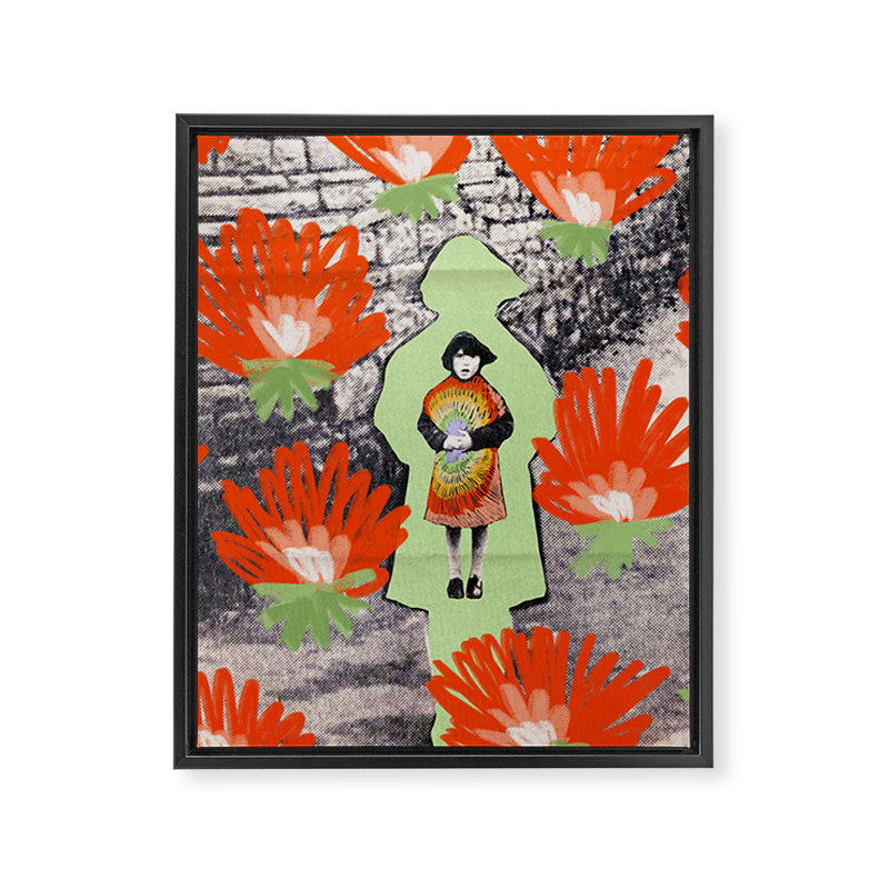 Protect the Flowers Framed Canvas Print Gallery Image 6