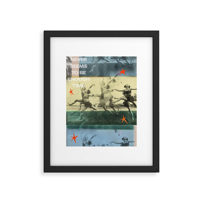 run and dance and sing Framed Art Print Gallery Image 1