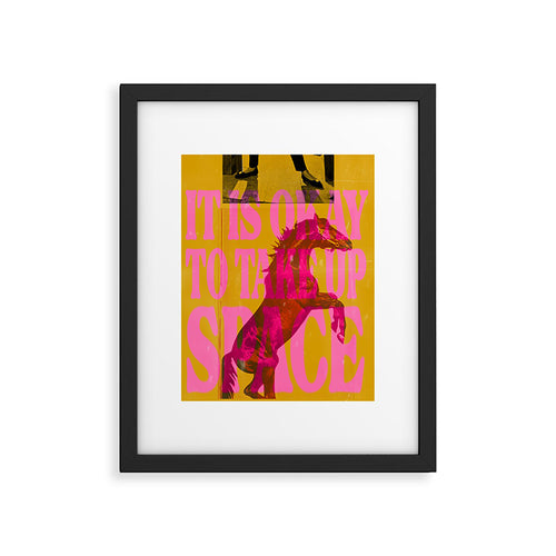 Take Up Space Framed Art Print Gallery Image 4