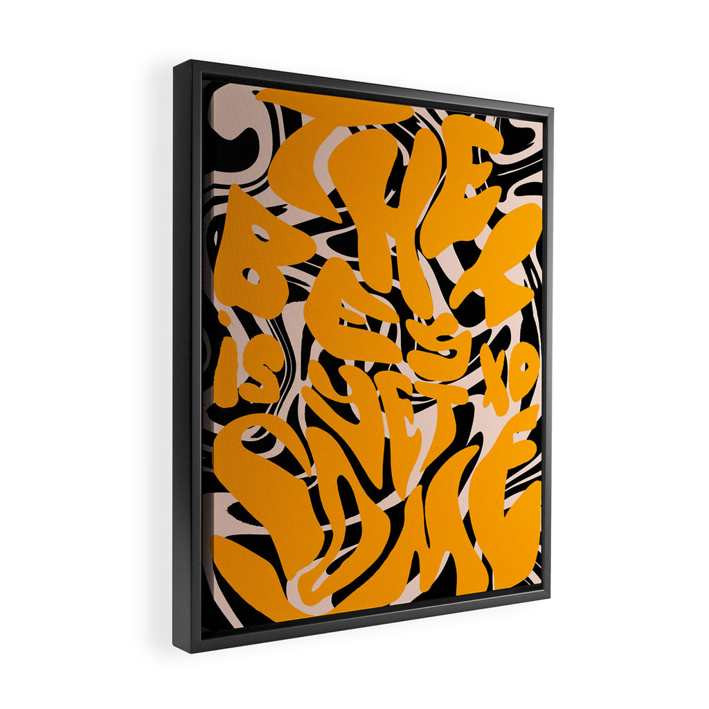 The Best is Yet to Come Framed Canvas Print Gallery Image 2