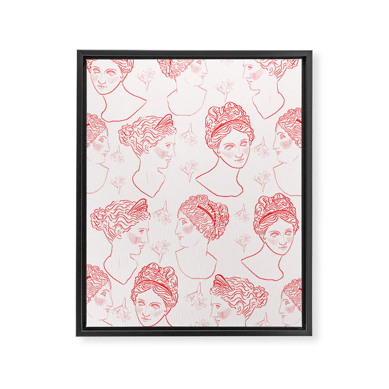The Girls Framed Canvas Print Gallery Image 6