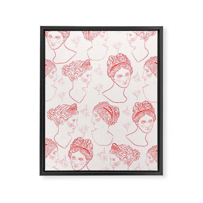 The Girls Framed Canvas Print Gallery Image 1