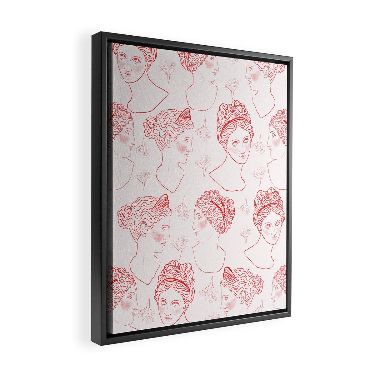 The Girls Framed Canvas Print Gallery Image 2