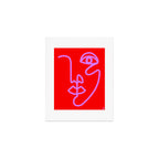 Two Faced Cherry Bomb Art Print Gallery Image 1