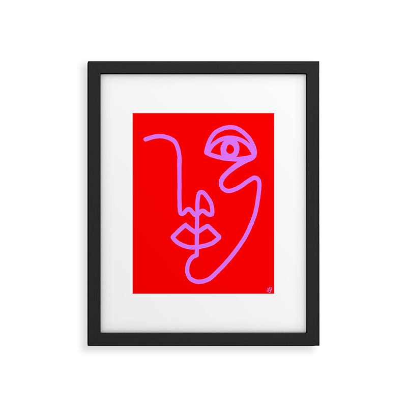 Two Faced Cherry Bomb Framed Art Print Gallery Image 5