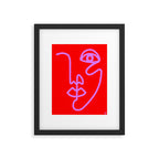 Two Faced Cherry Bomb Framed Art Print Gallery Image 5