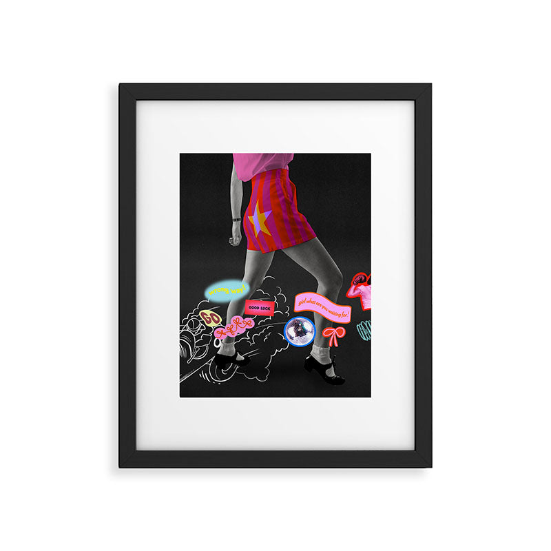 Vroom Vroom, Girl! Framed Art Print Gallery Image 5