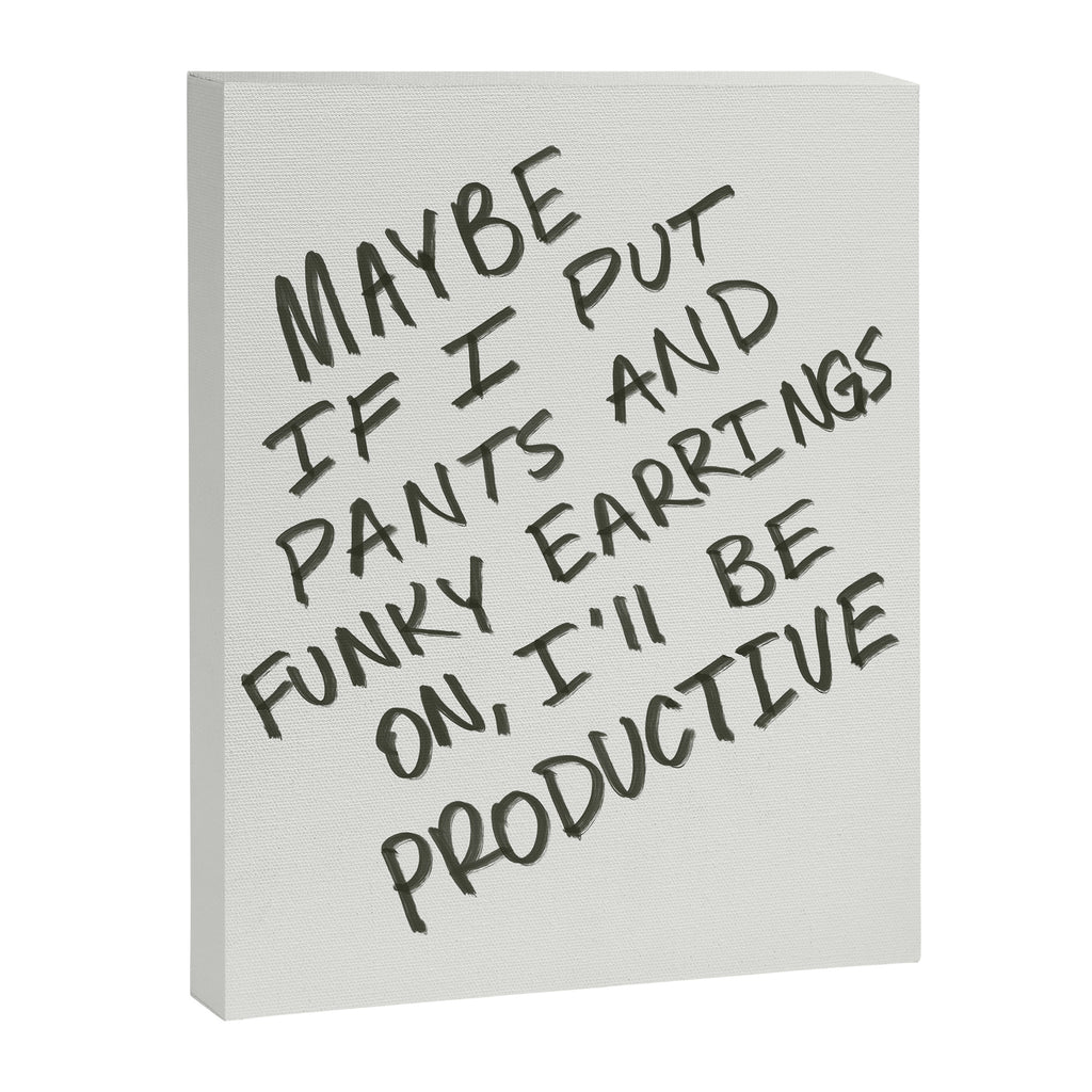 Working from Home Canvas Print Gallery Image 6
