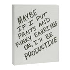 Working from Home Canvas Print Gallery Image 6