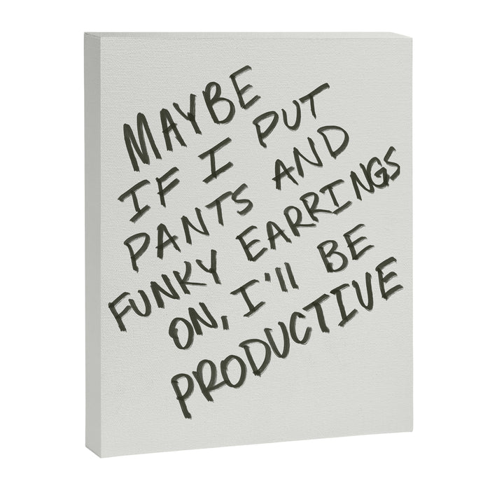 Working from Home Canvas Print Gallery Image 1