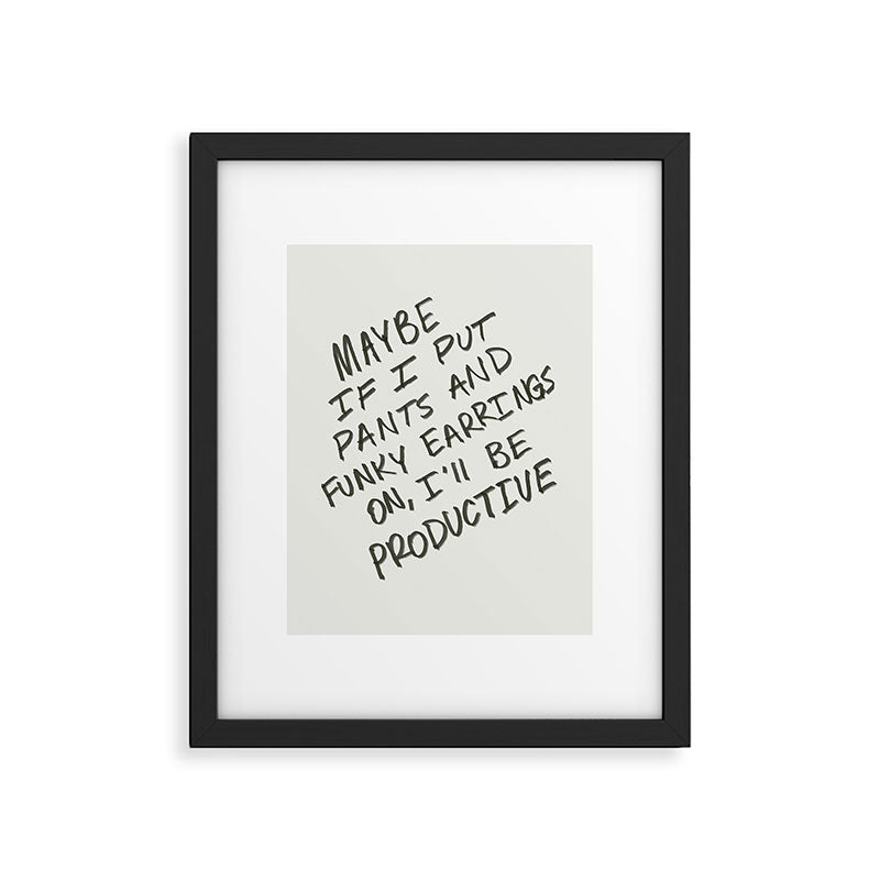 Working from Home Framed Art Print Gallery Image 5