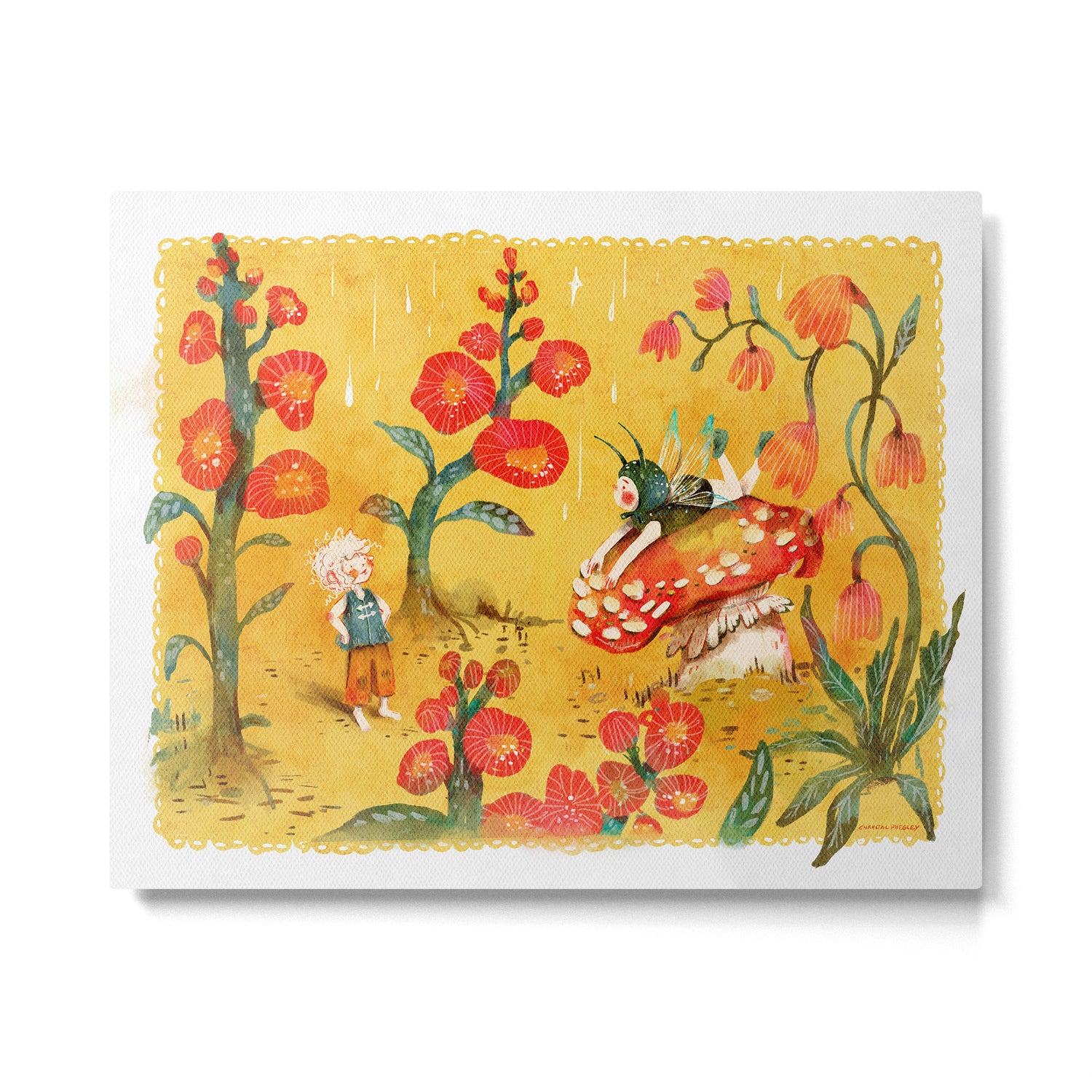 Advice From a Caterpillar - Alice in Wonderland Metal Print Gallery Image 6