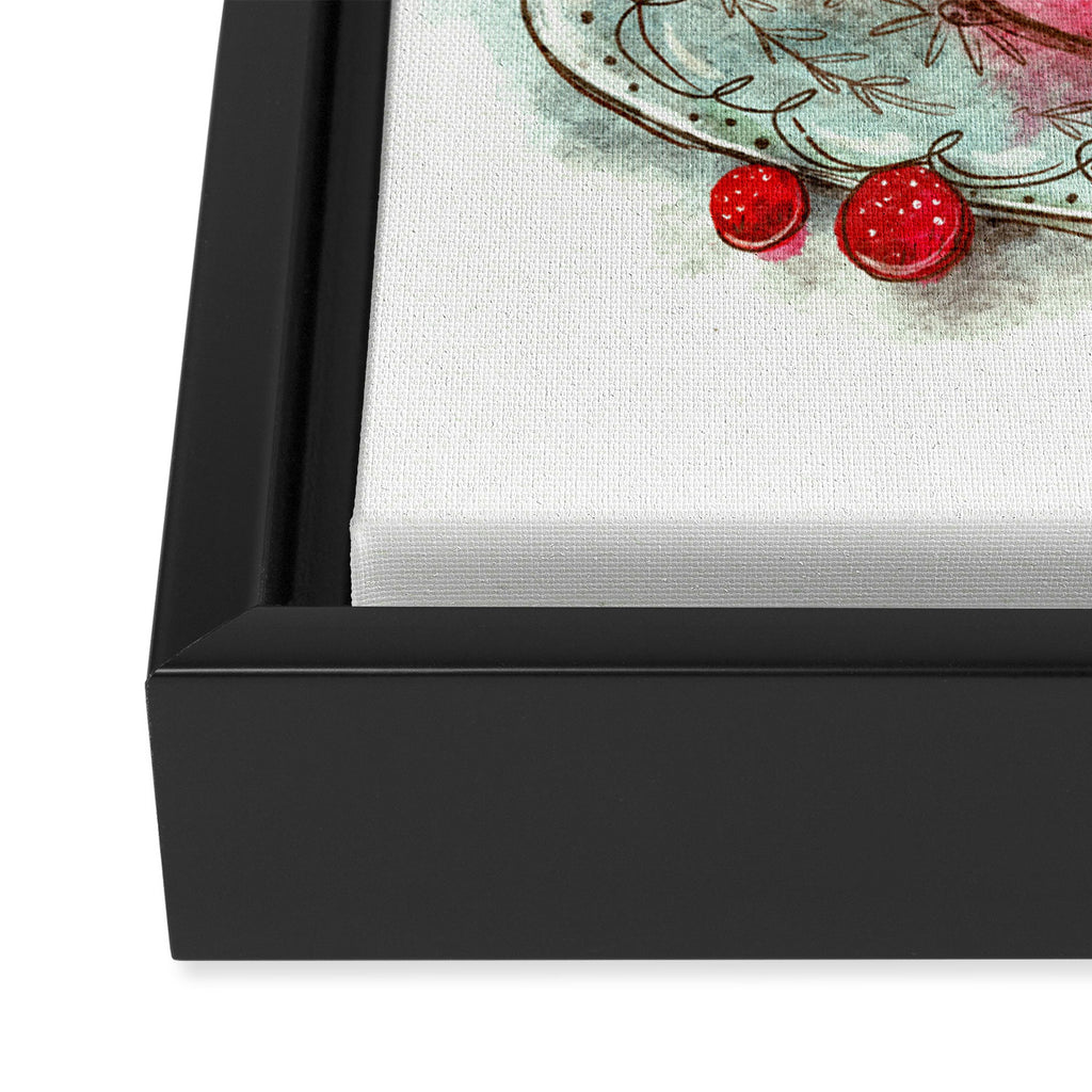 Baking Elves Framed Canvas Print Gallery Image 2