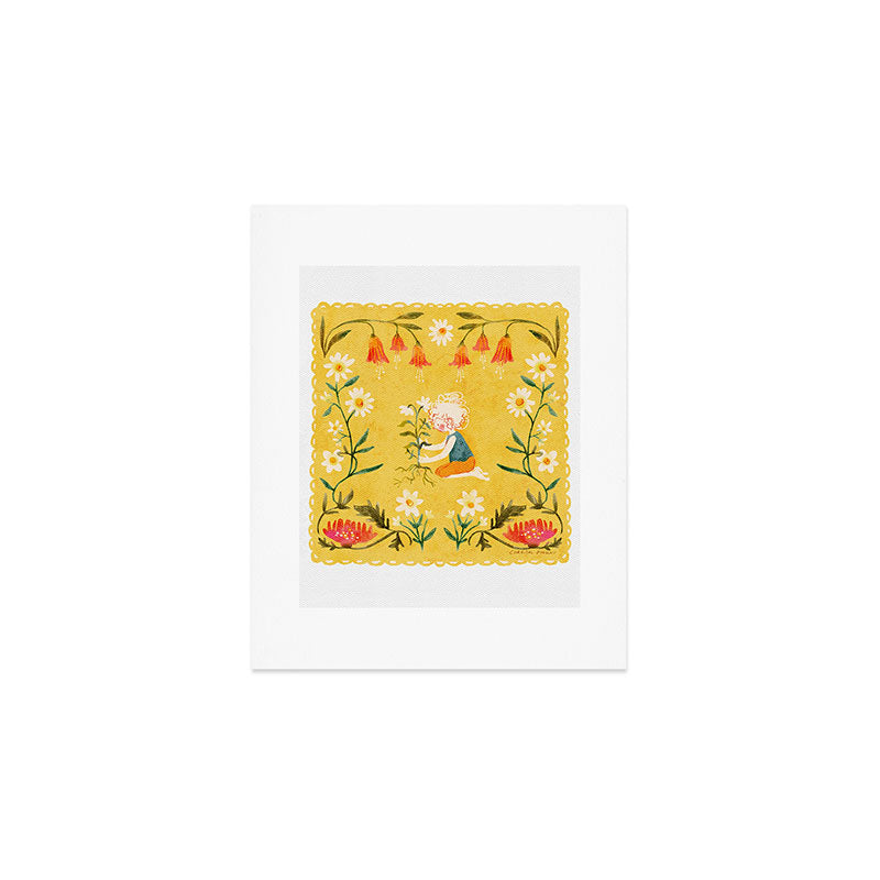 Evie Loves to Garden Art Print Gallery Image 1