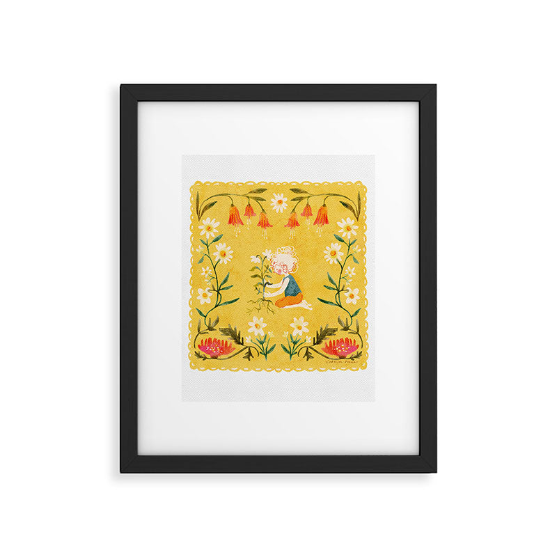 Evie Loves to Garden Framed Art Print Gallery Image 6
