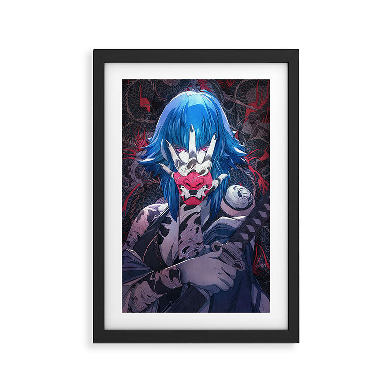The Demon Framed Art Print Gallery Image 2