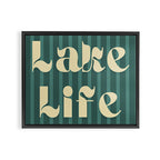 Lake Life Framed Canvas Print Gallery Image 8