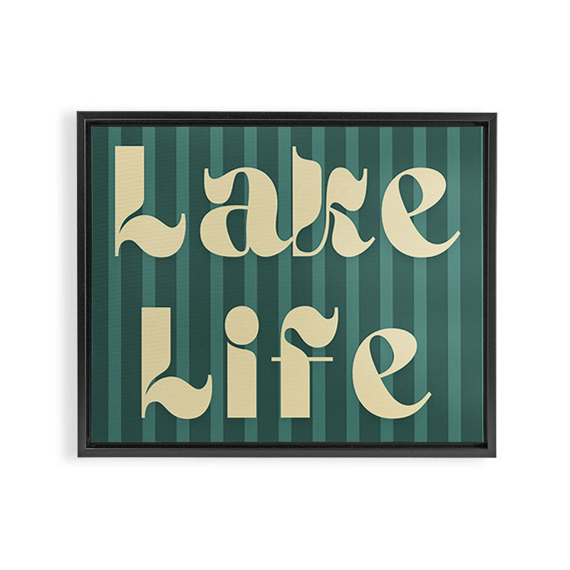 Lake Life Framed Canvas Print Gallery Image 8