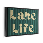 Lake Life Framed Canvas Print Gallery Image 2