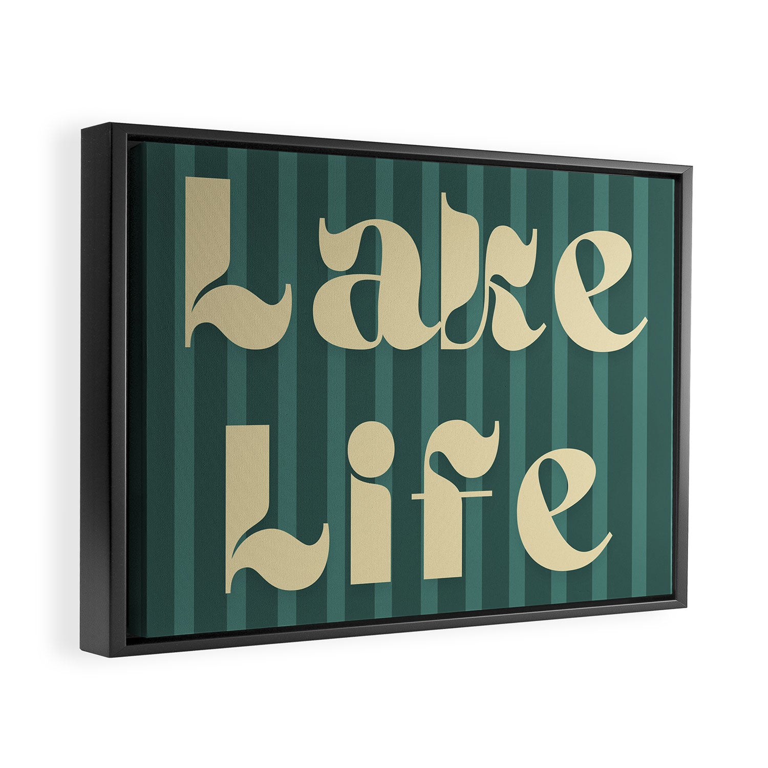 Lake Life Framed Canvas Print Gallery Image 2