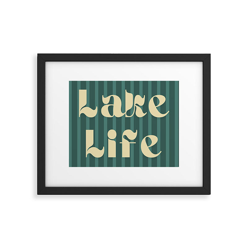 Lake Life Framed Art Print Gallery Image 6