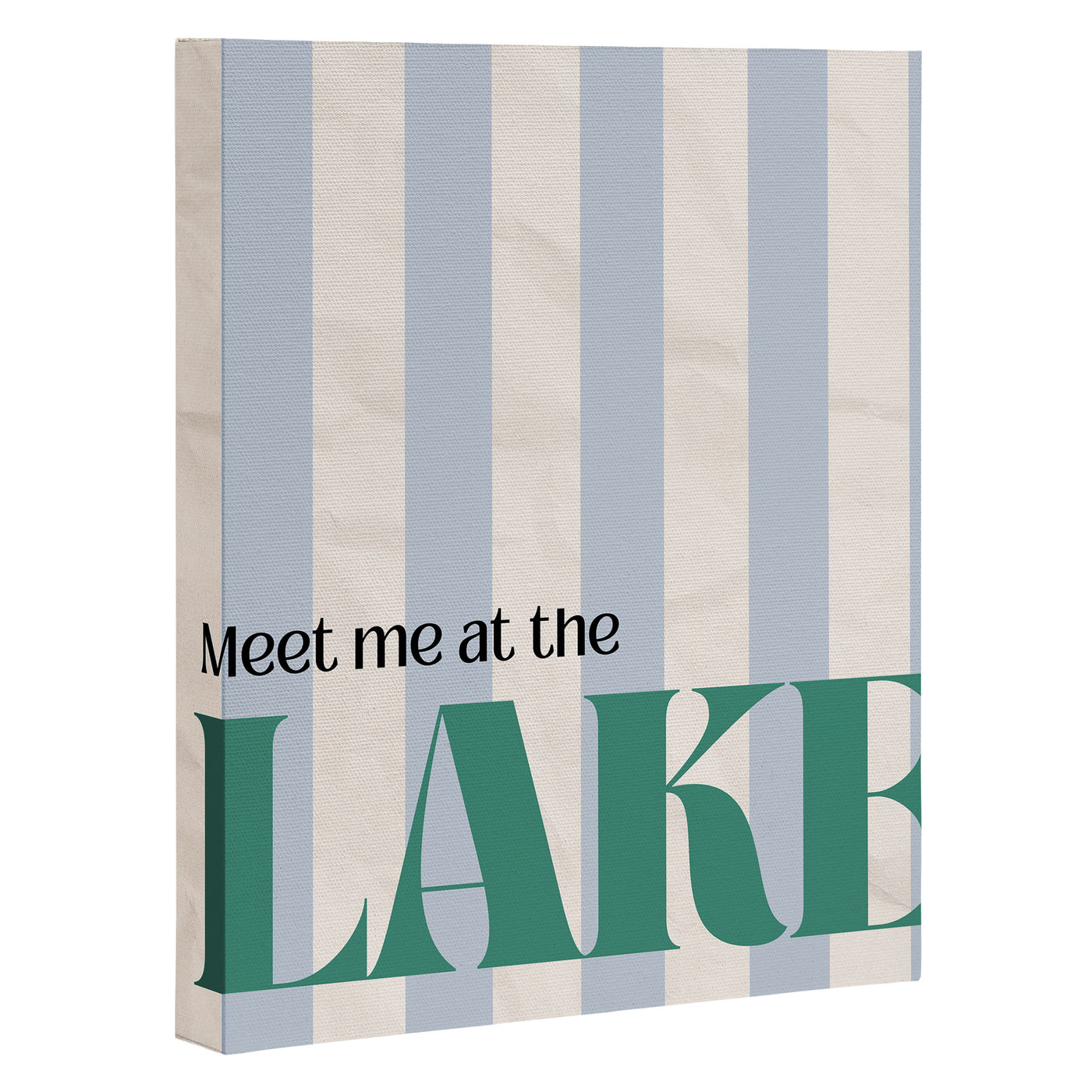 Meet me at the lake Canvas Print