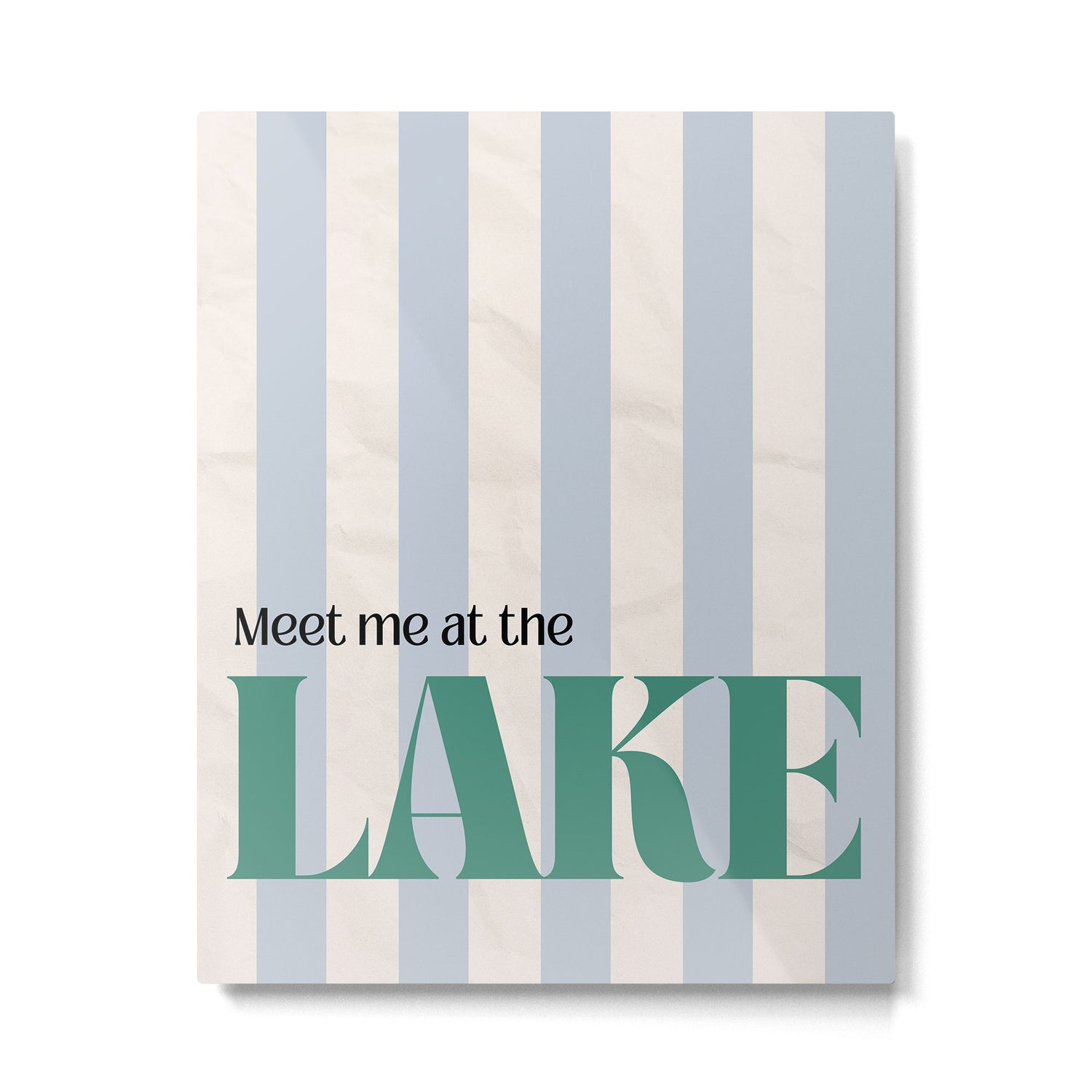 Meet me at the lake Metal Print Gallery Image 4