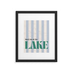 Meet me at the lake Framed Art Print Gallery Image 5