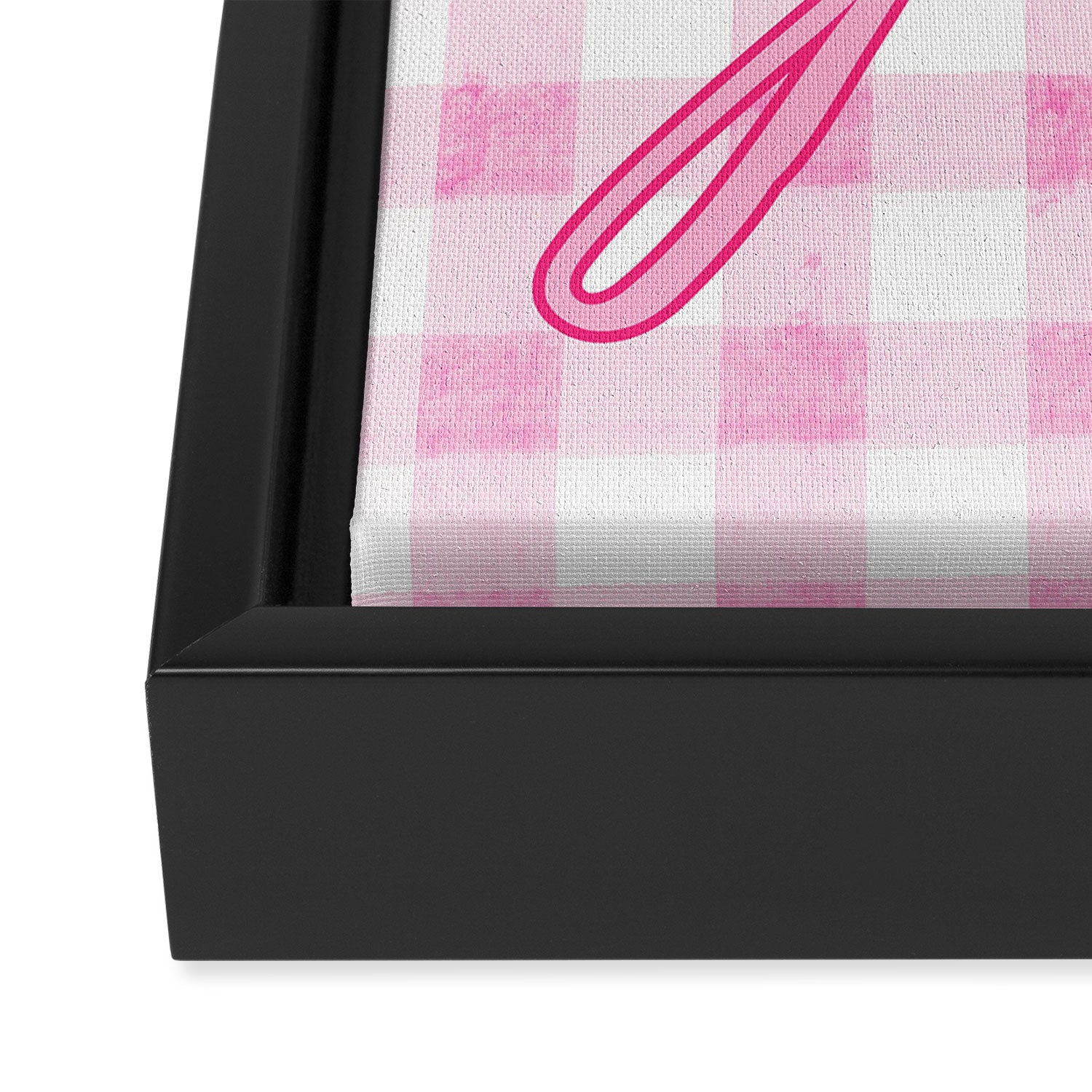 Y'all Pink Framed Canvas Print Gallery Image 3