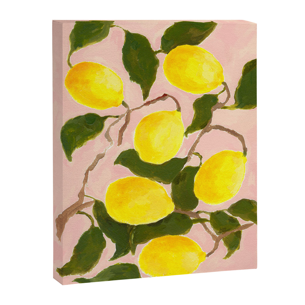 Summer Harvest Lemon Canvas Print Gallery Image 6