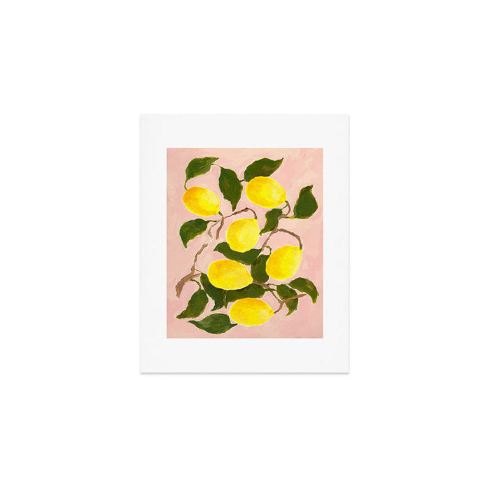 Summer Harvest Lemon Art Print Gallery Image 1