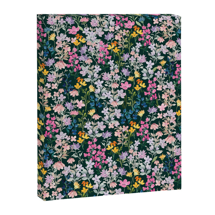 Wildflower Field on Pine Grove - Pink, Orange, Blue, & Purple Canvas Print Gallery Image 1