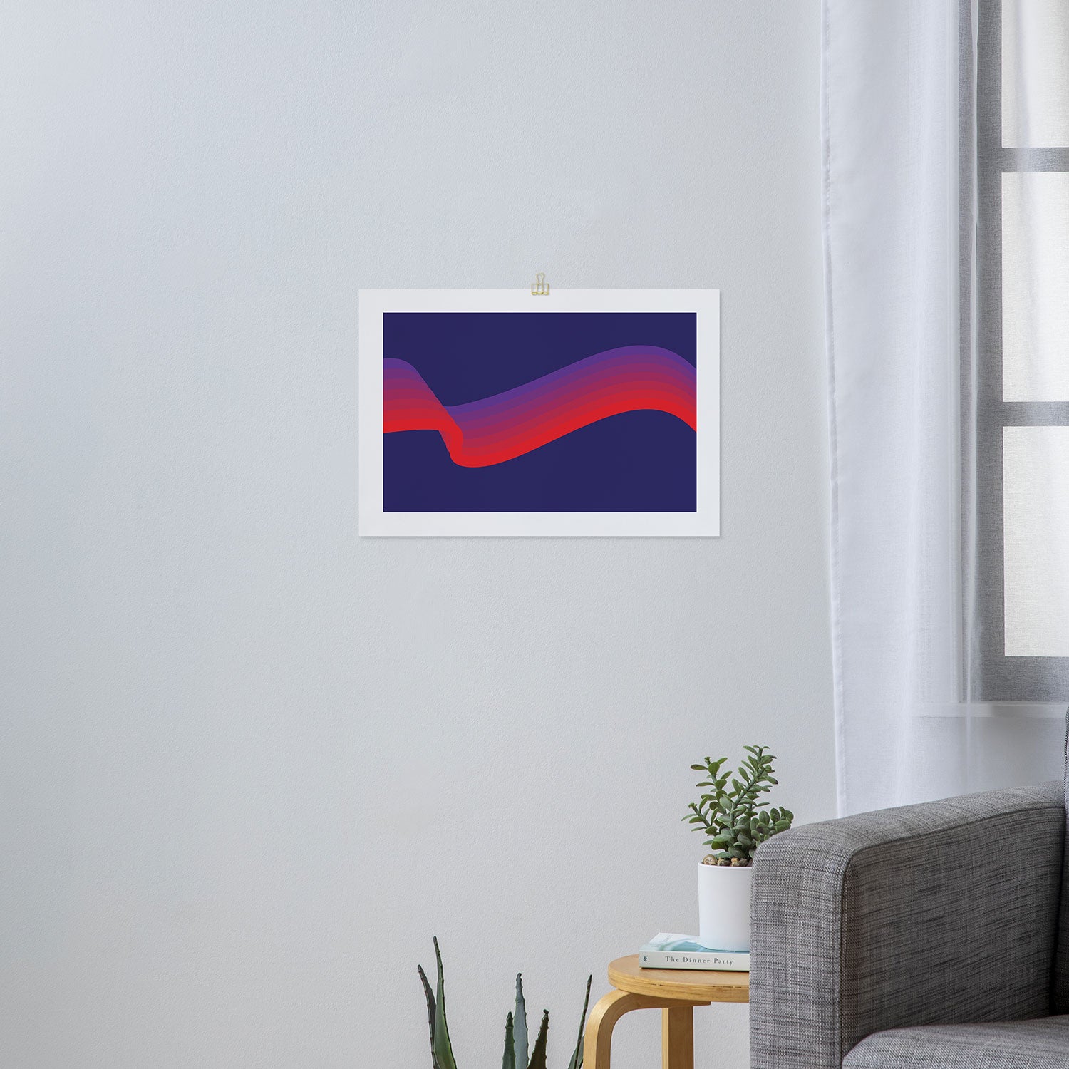 Amethyst Wave Art Print Gallery Image 3