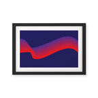 Amethyst Wave Framed Art Print Gallery Image 2
