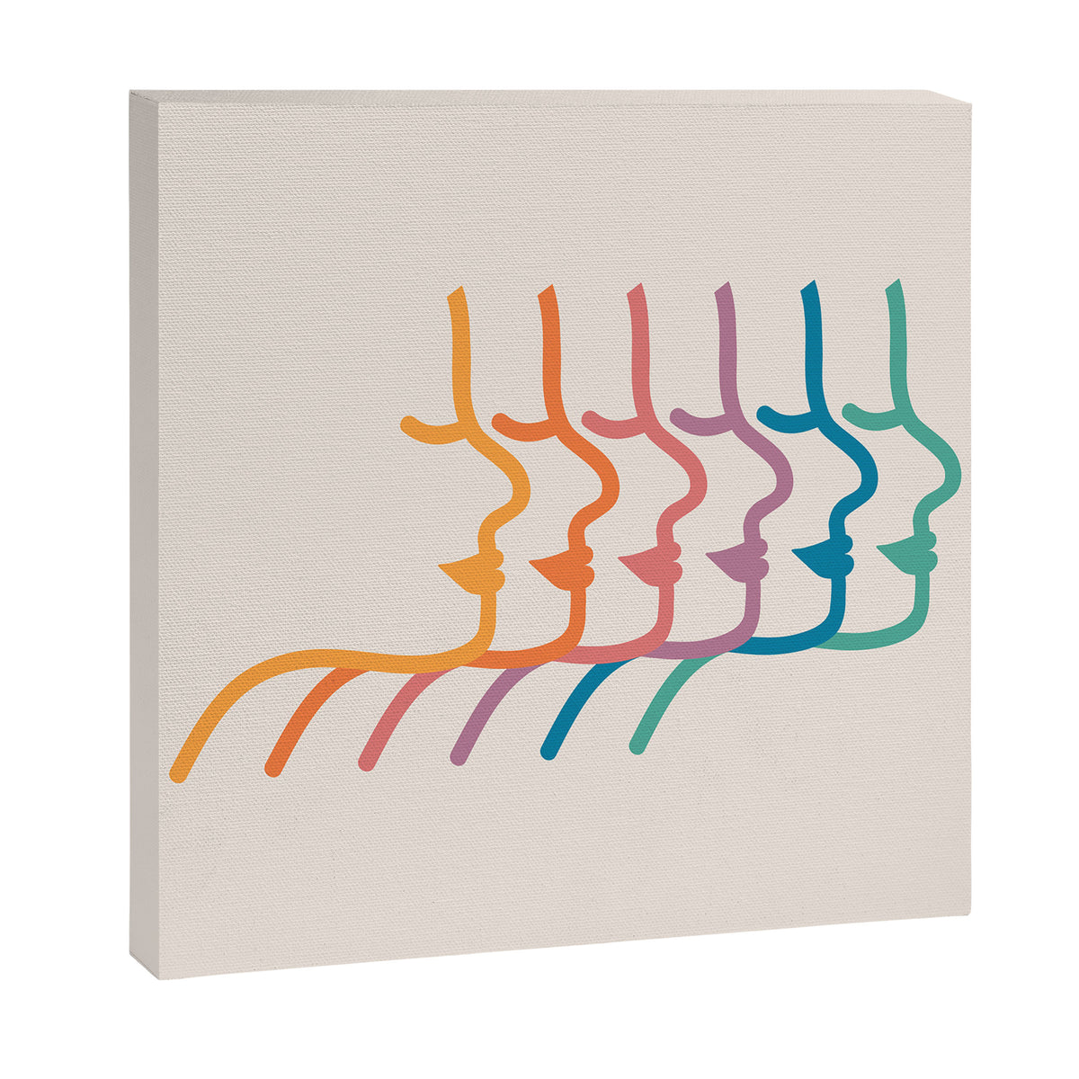 Boca Silhouettes Canvas Print Gallery Image 3