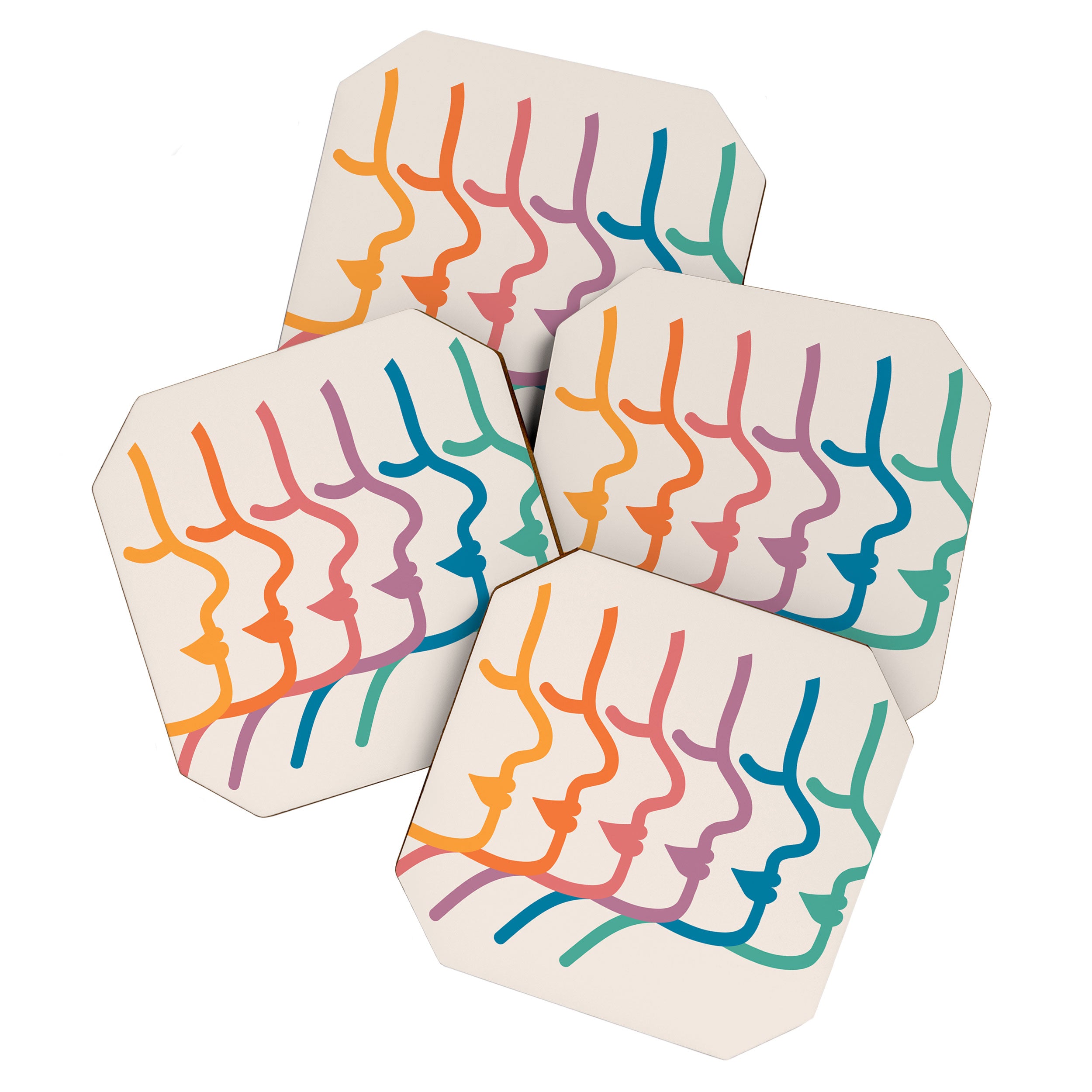 Boca Silhouettes Coaster Gallery Image 1