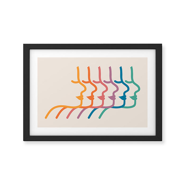 Boca Silhouettes Framed Art Print Gallery Image 1
