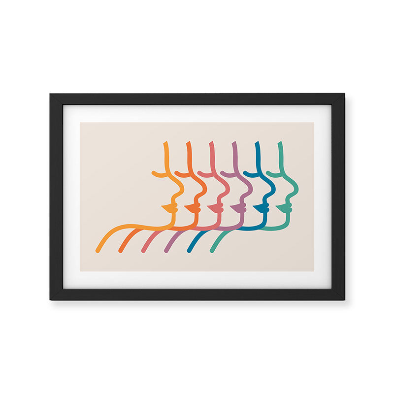 Boca Silhouettes Framed Art Print Gallery Image 3