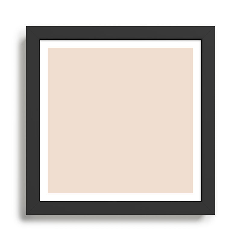 Boca Solid Shades - Almond Framed Art Print Gallery Image 1