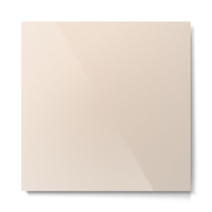 Boca Solid Shades - Almond Metal Print Gallery Image 1