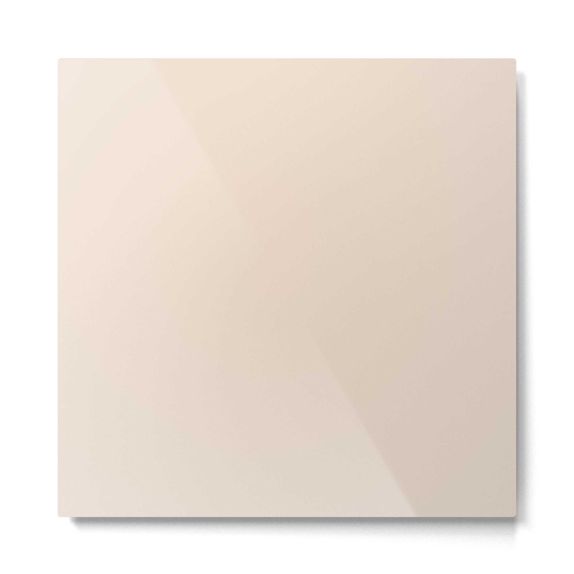 Boca Solid Shades - Almond Metal Print Gallery Image 2
