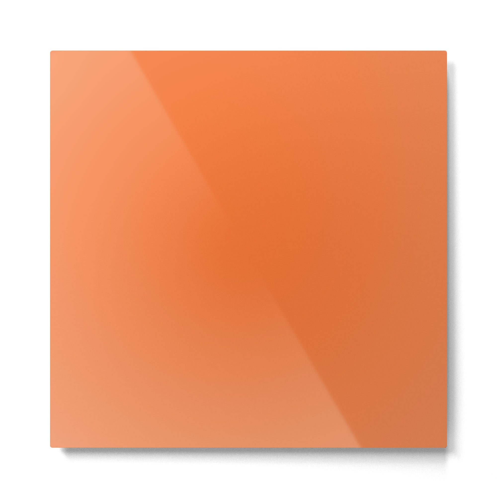 Boca Solid Shades - Apricot Metal Print Gallery Image 2