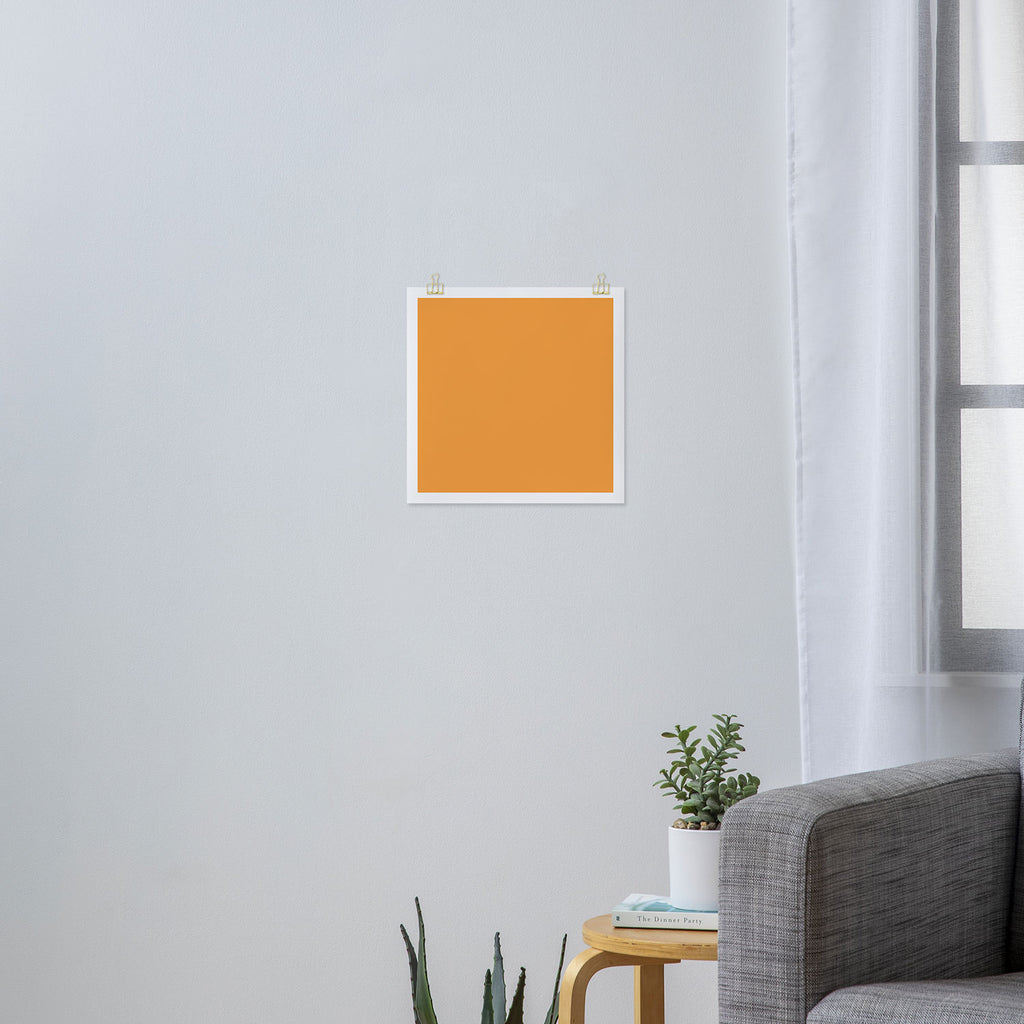 Boca Solid Shades - Buttercup Art Print Gallery Image 3