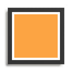Boca Solid Shades - Buttercup Framed Art Print Gallery Image 1