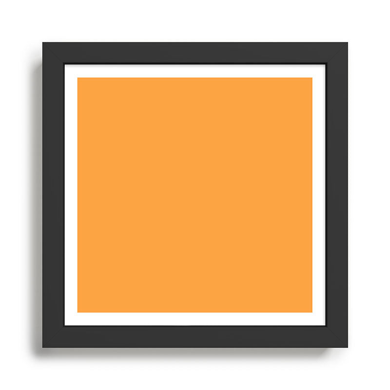Boca Solid Shades - Buttercup Framed Art Print Gallery Image 1