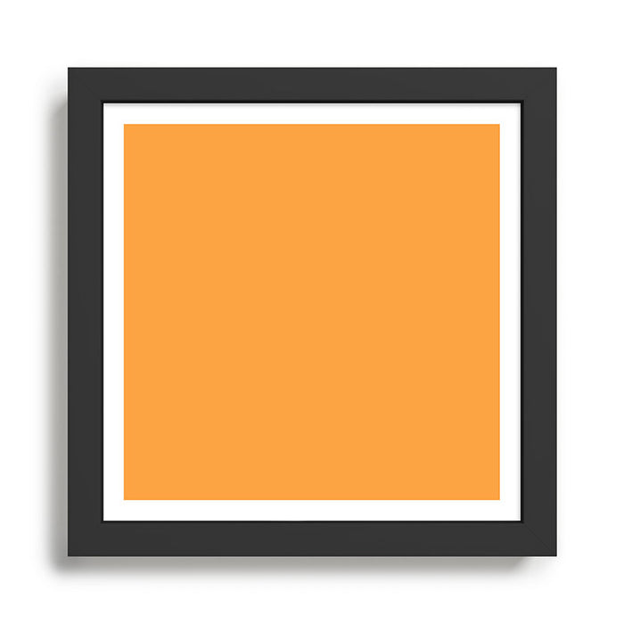 Boca Solid Shades - Buttercup Framed Art Print Gallery Image 1