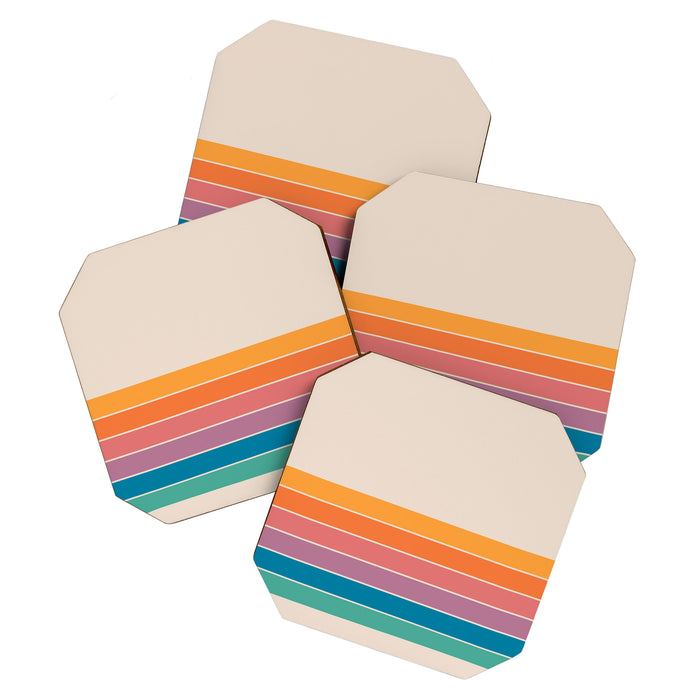 Boca Spring Stripes Coaster Gallery Image 1
