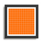 Carrot Grid Framed Art Print Gallery Image 1