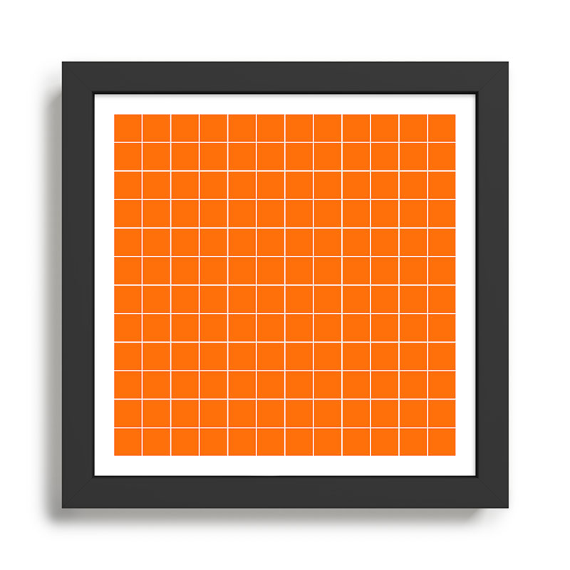 Carrot Grid Framed Art Print Gallery Image 1